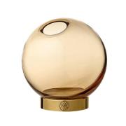 AYTM Globe vase small rav-guld