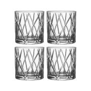 Orrefors City Double Old Fashioned glas 4-pak 34 cl