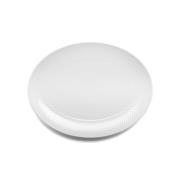 Lyngby Porcelæn Rhombe oval serveringsfad 35x26,5 cm Hvid