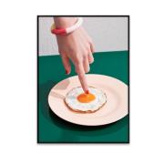 Paper Collective Fried Egg plakat 30x40 cm