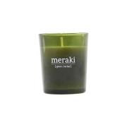 Meraki Meraki duftlys grønt glas 12 timer Green herbal