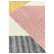 NJRD Stripes uldtæppe pink 200x300 cm