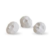 Cooee Design Pebble heads skulptur 3-pak Limestone