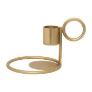 URBAN NATURE CULTURE Double Ring lysestage Ø9 cm Gold