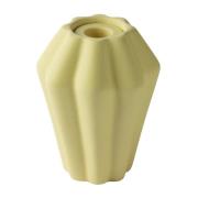 PotteryJo Birgit vase/fyrfadsstage 14 cm Pale Yellow