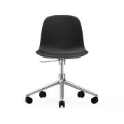 Normann Copenhagen Form chair drejestol, 5W kontorstol sort, aluminium...