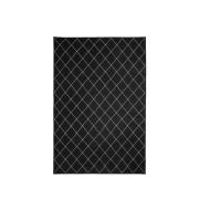 Chhatwal & Jonsson Diamond tæppe Dark grey/Offwhite, 184x280 cm