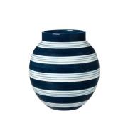 Kähler Omaggio Nuovo vase mørkeblå, H20,5 cm