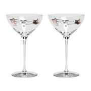 Kosta Boda You and me together champagne coupe 32 cl 2-pak Clear/Multi