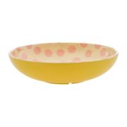 RICE Rice salatskål melamin Ø29,9 cm Pink dots/Yellow