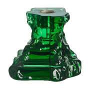 Kosta Boda Rocky Baroque lysestage 95 mm Smaragd grøn