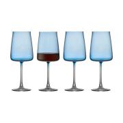 Lyngby Glas Zero rødvinsglas 54 cl 4-pak Blue
