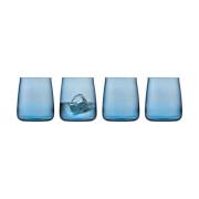 Lyngby Glas Zero vandglas 42 cl 4-pak Blue