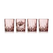 Lyngby Glas Sorrento whiskyglas 32 cl 4-pak Pink