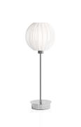 Globen Lighting Plastbånd bordlampe Hvid-krom