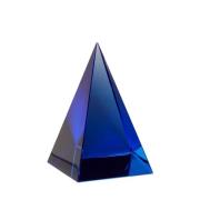 Hübsch Glaspyramide Blå