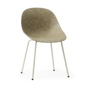 Normann Copenhagen Mat Chair stol Seaweed-cream steel