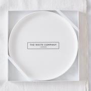 The White Company Extra Large Ceramic Botanical Candle Plate