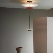 Vibia Flat LED-hængelampe 3 lk. Ø 90 cm terrakotta