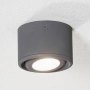 Vippeligt hoved - LED-downlightet Anzio, antracit