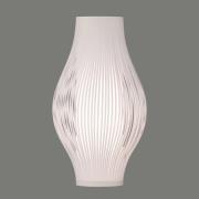 Murta bordlampe, 51 cm, hvid