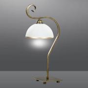 Wivara LN1 bordlampe i klassisk design, guld
