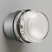 Oluce Fresnel - Væglampe med glaslinse IP44 krom