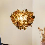 Slamp Veli designer-hængelampe, Ø 42cm, guld