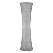 Stemningsfuld tekstil gulvlampe Gravis i grå
