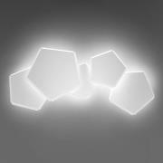 Pleiadi LED-væglampe, hvid, 5 lyskilder