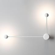 Vibia Pin - 2 lyskilder LED-væglampe, hvid