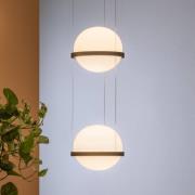 Vibia Palma 3726 LED-hængelampe, 2 lysk., grafit