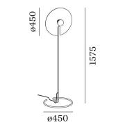 WEVER &amp; DUCRÉ Mirro gulvlampe 2.0 sort/krom