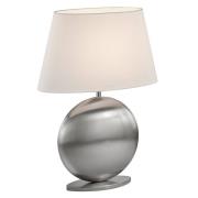 BANKAMP Asolo bordlampe hvid/nikkel, højde 51cm