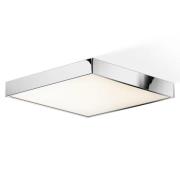 Decor Walther Cut LED-loftlampe, krom, 40x40 cm