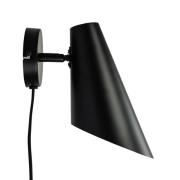 Dyberg Larsen Cale væglampe, højde 24,5 cm, sort