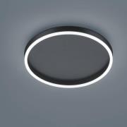 Helestra Sona LED-loftlampe, sort, Ø 40 cm