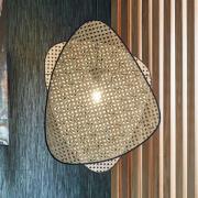 MARKET SET hængelampe Screen S, 58 cm, natur, rattan