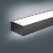 Helestra Theia LED-væglampe, mat sort 90 cm