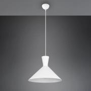 Enzo hængelampe, Ø 35 cm, hvid, 1 lyskilde