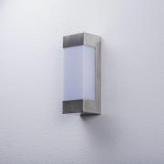 ELC Kerralin udendørs LED-væglampe, stål, 25 cm