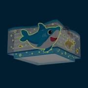 Dalber Little Shark loftlampe, havmotiv 1 lyskilde