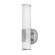 Facet Single LED-væglampe til bad, 3.000 K, krom