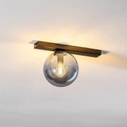 Loftlampe Fit, sort/grafit, 1 lyskilde