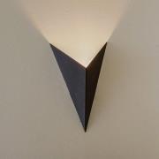 Væglampe Form 4, sort, 19 x 30 cm