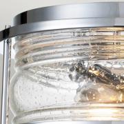 Ashland Bay loftlampe til bad, Ø 30,5 cm, krom
