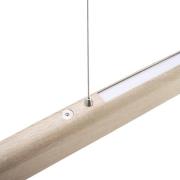 HerzBlut Arco LED-hængelampe ask eg hvid 130 cm
