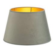 Cone lampeskærm, højde 18 cm, mintgrøn/guld