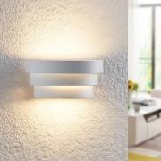 Arcchio Harun LED-væglampe i hvid, 18 cm