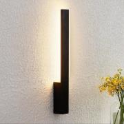 Arcchio Ivano LED-væglampe, 42,5 cm, sort